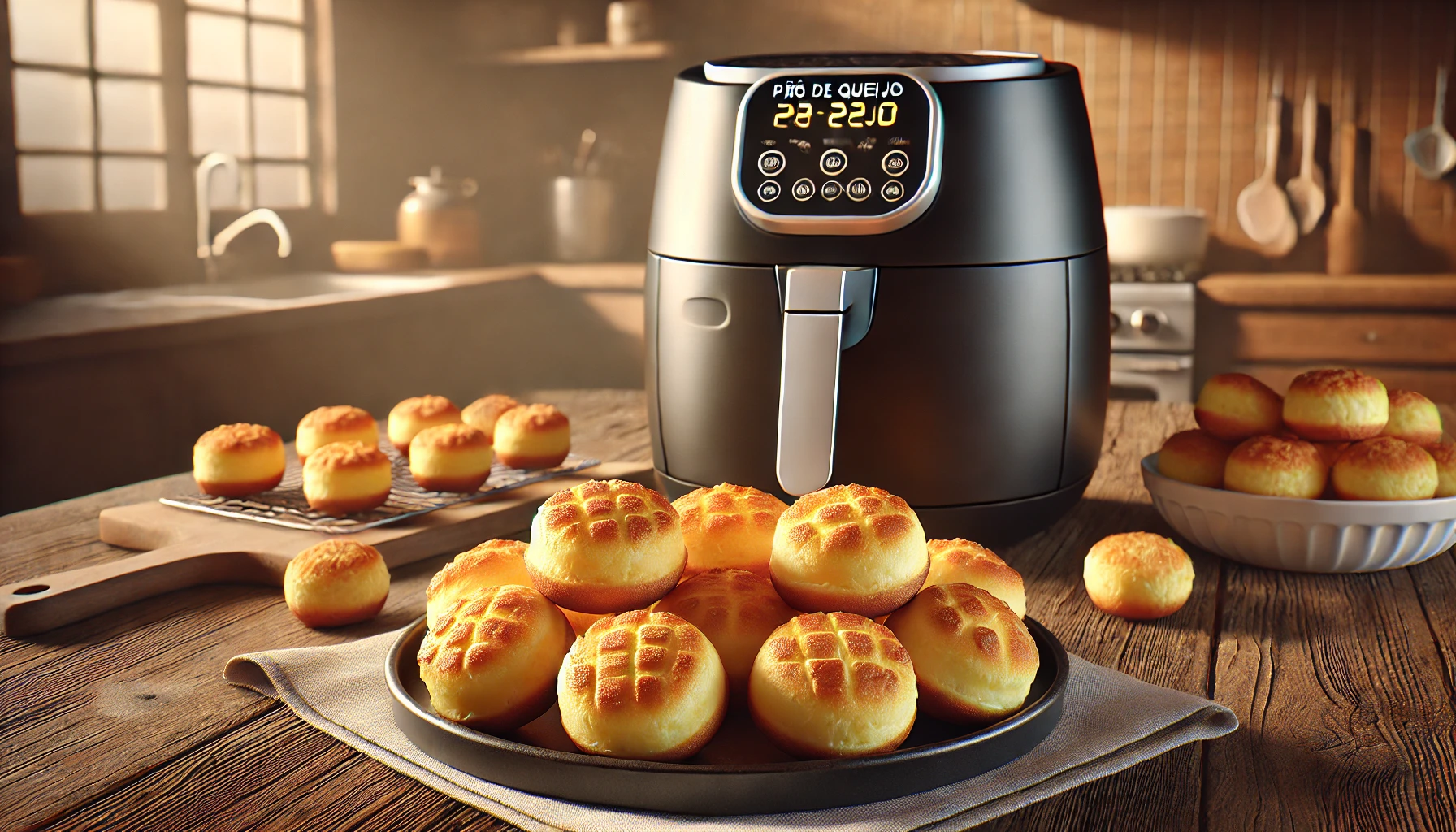 Pão de Queijo na Air Fryer: Fofinho, Rápido e Incrivelmente Saboroso!