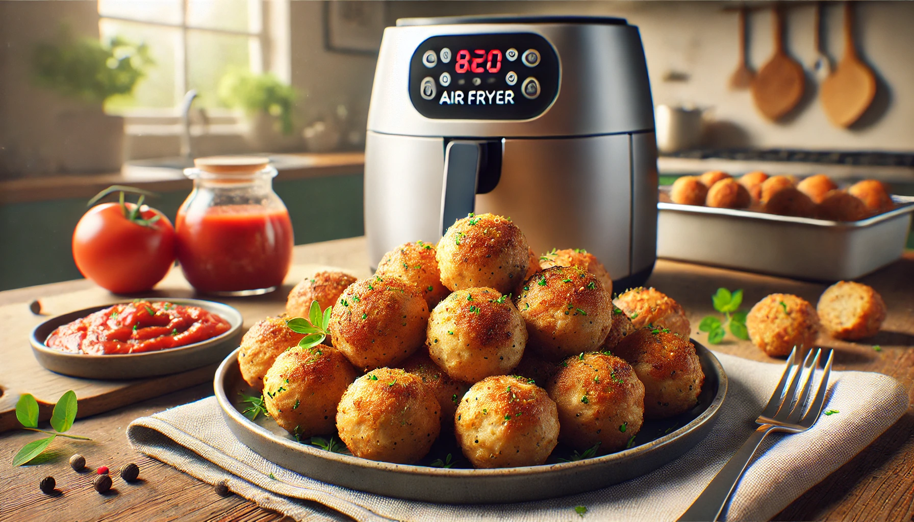 Almôndegas de Frango na Air Fryer: Leves, Suculentas e Deliciosas!