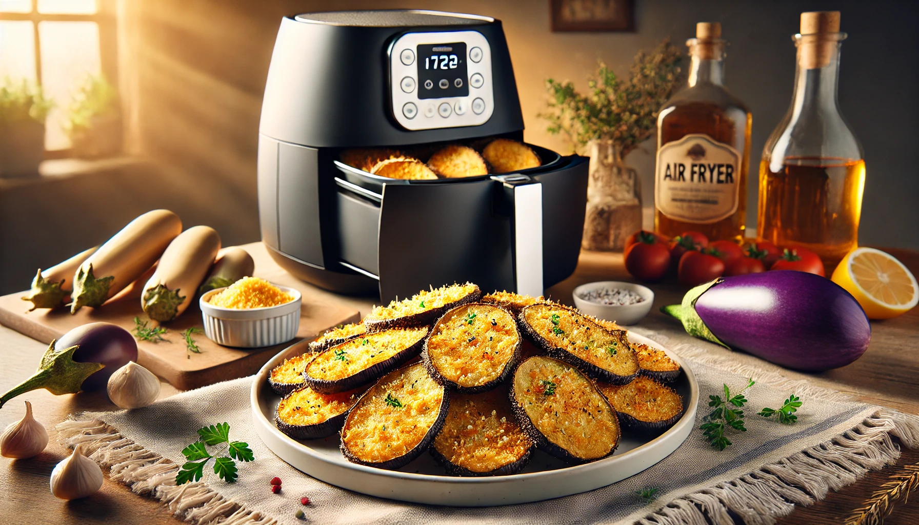 Berinjela Empanada na Air Fryer - Crocante e Deliciosa, Saudável e Prática