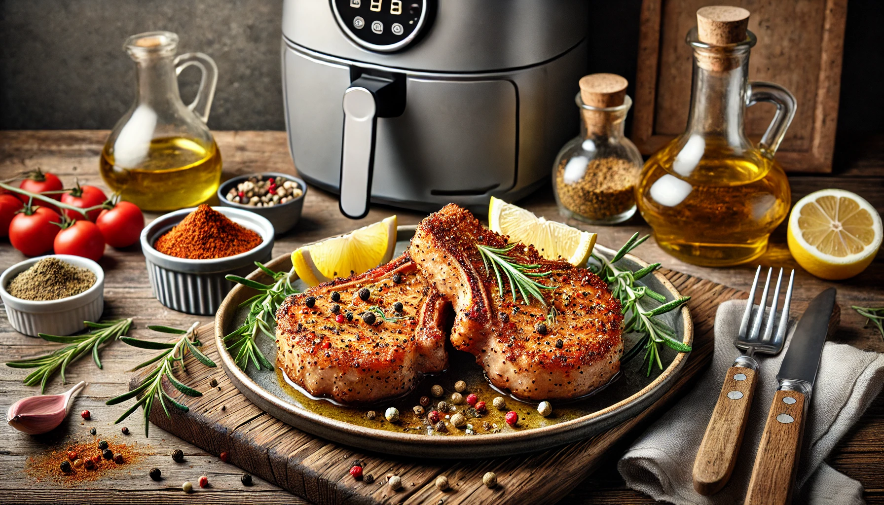 Bisteca Suína na Air Fryer - Suculenta e Saborosa, Fácil de Preparar em Minutos