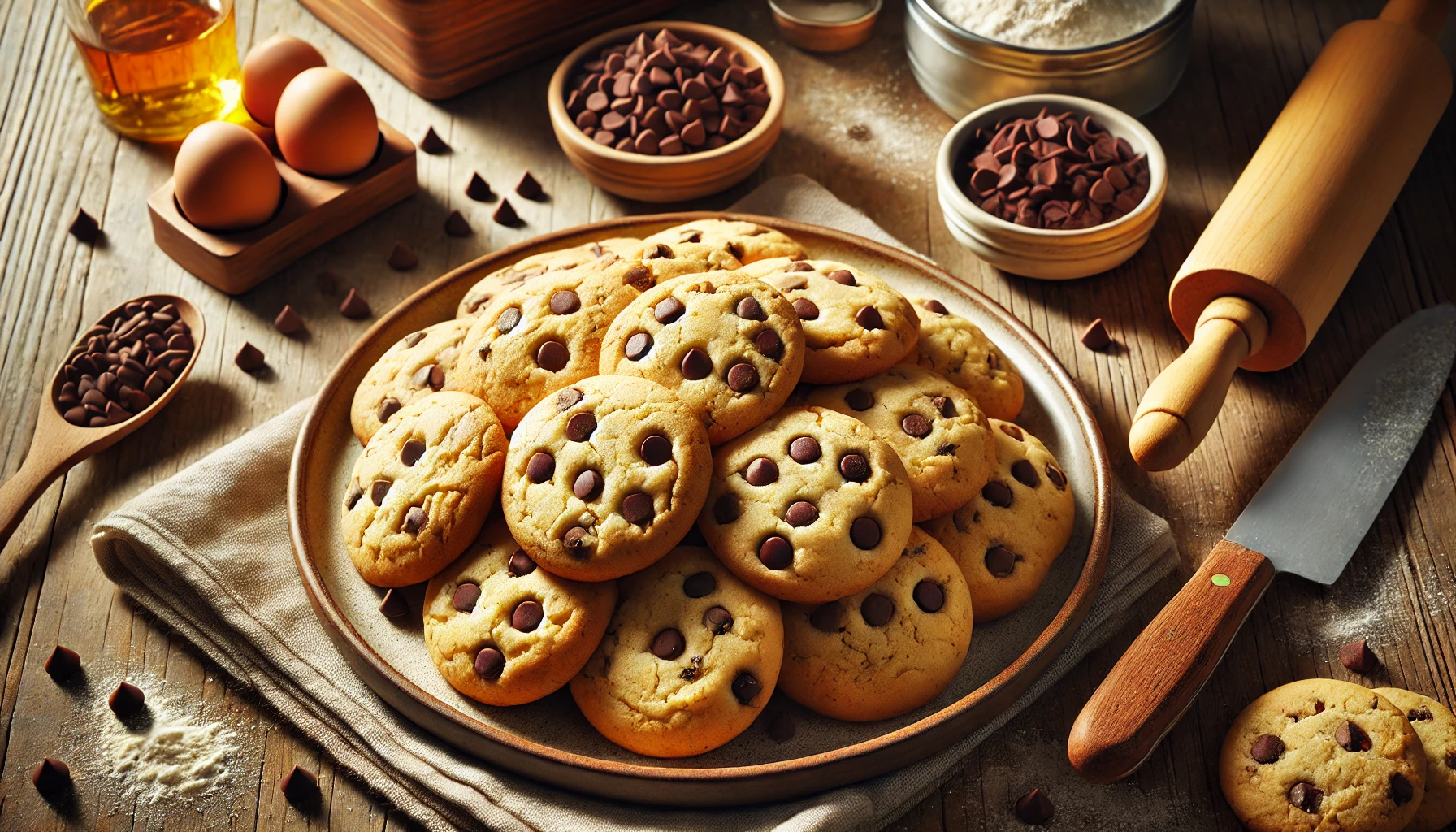 Biscoito Amanteigado com Chocolate - Crocante e Delicioso, Perfeito para Qualquer Ocasião