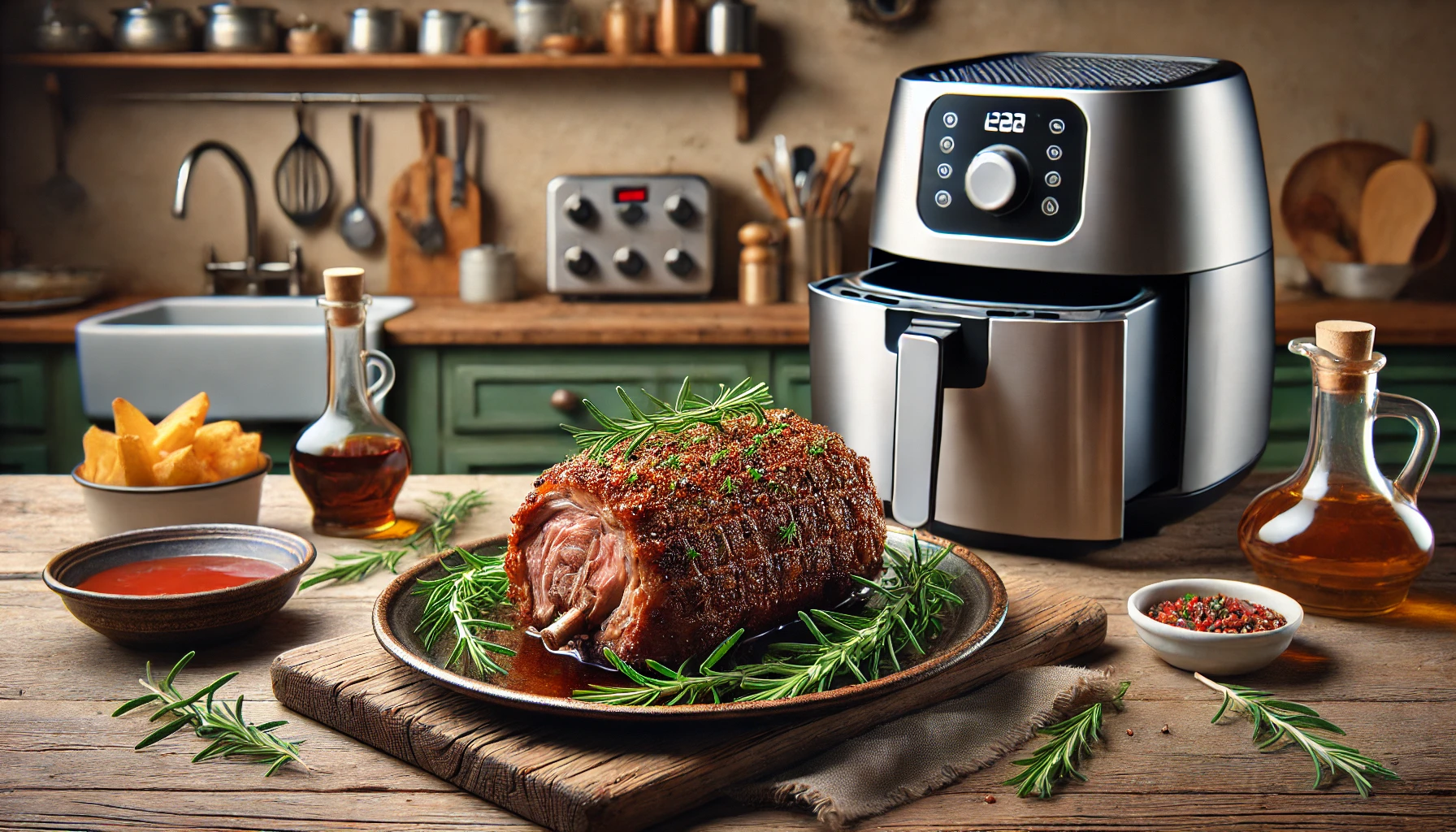 Cordeiro Assado na Air Fryer: Suculento e Delicioso!