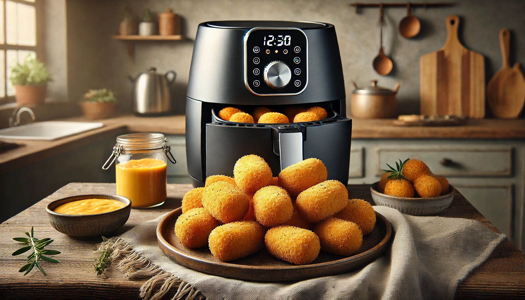 Croquete de Queijo na Air Fryer: Crocante e Irresistível!