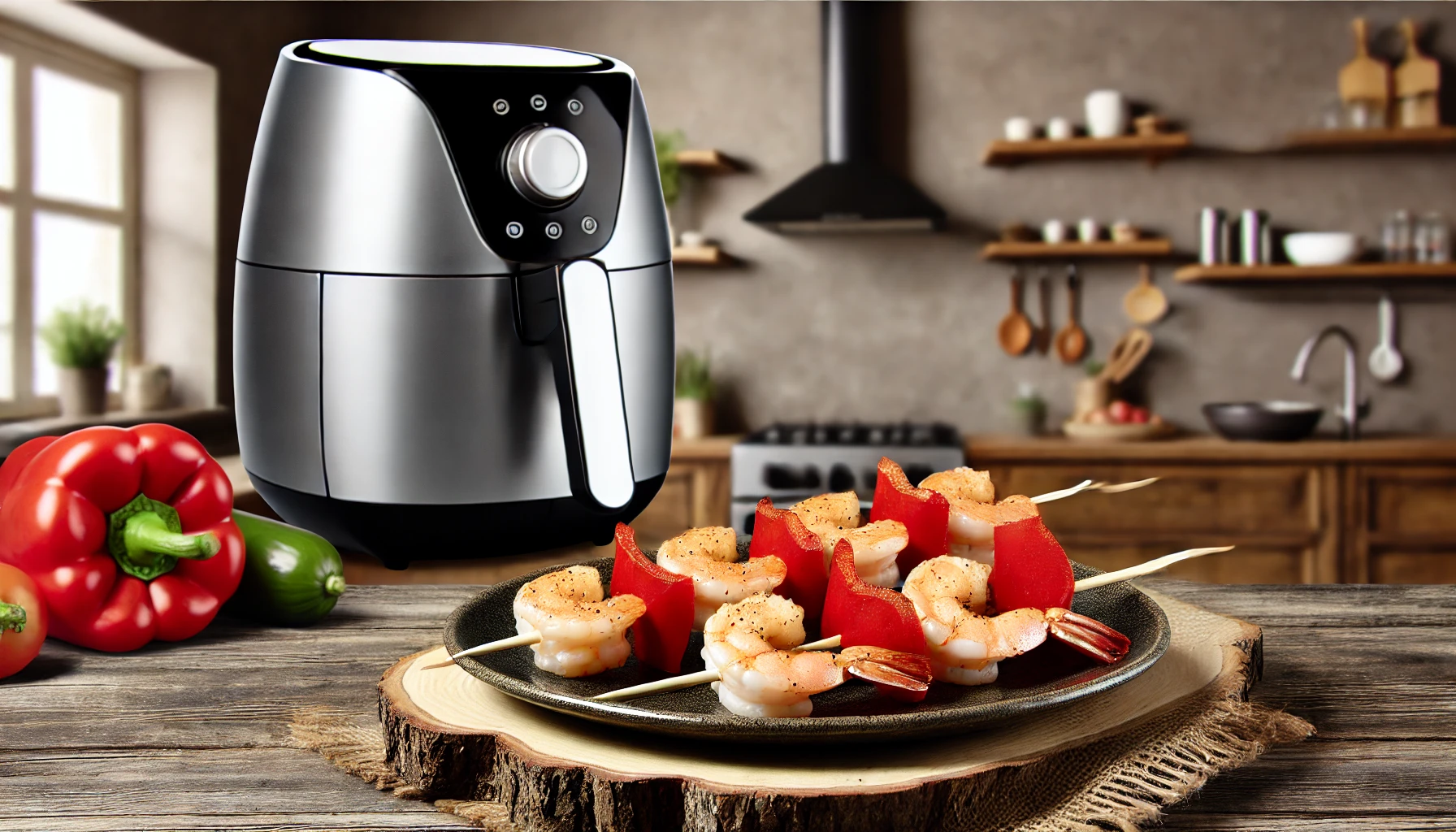 Espetinho de Camarão na Air Fryer: Saboroso e Fácil de Fazer!