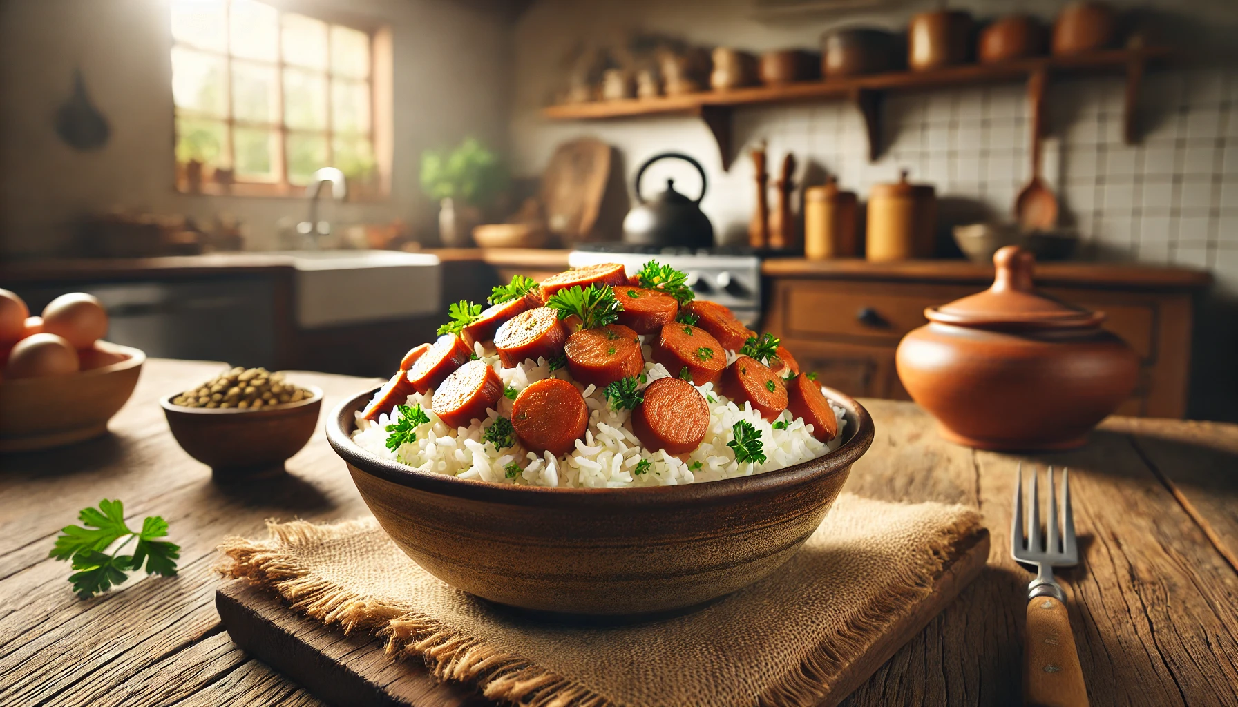 Arroz com Caldo e Linguiça: Receita Saborosa e Reconfortante