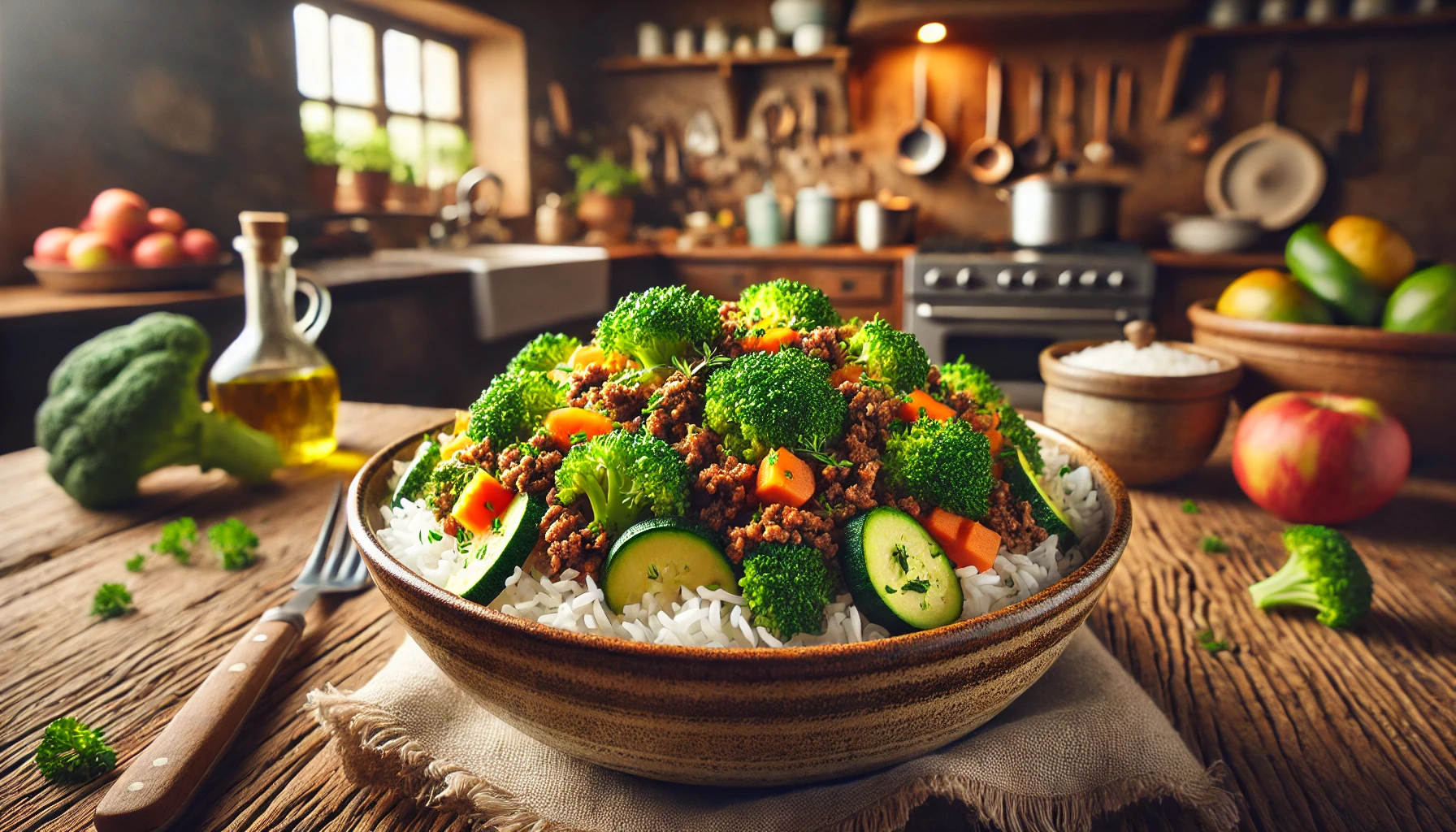 Arroz com Carne Moída e Brócolis: Receita Fácil e Nutritiva para Toda a Família