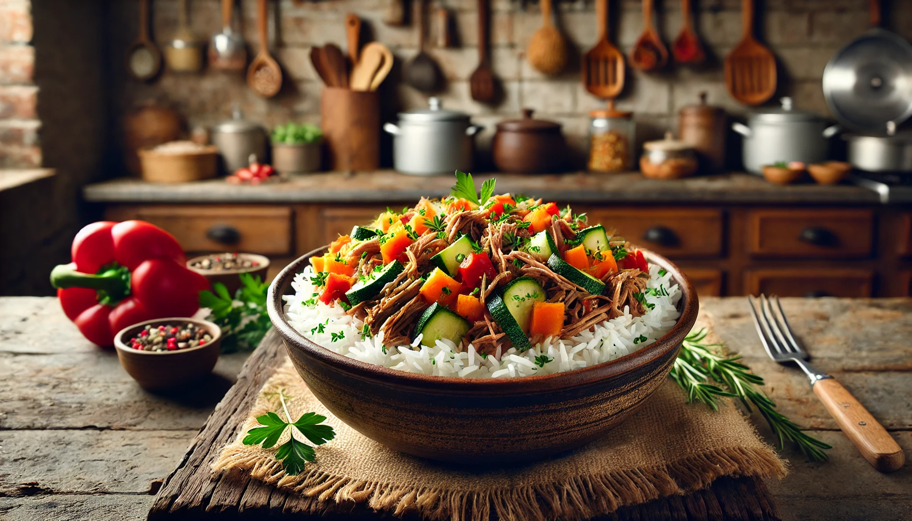 Arroz com Carne Seca e Legumes: Receita Nutritiva e Completa para Toda a Família